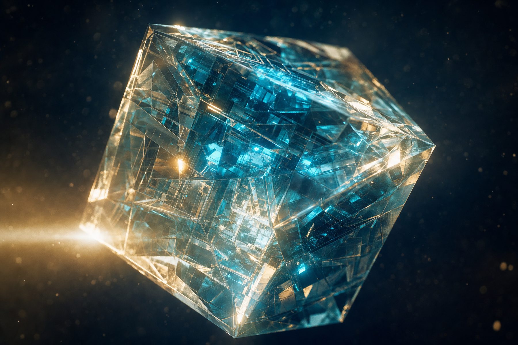 A crystalline lattice structure